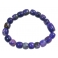 Sugilite barrel beads bracelet