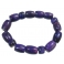 Sugilite barrel beads bracelet
