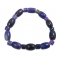 Sugilite barrel beads bracelet