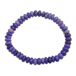 Sugilite flat beads bracelet Sugilite flat beads bracelet