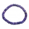 Sugilite flat beads bracelet