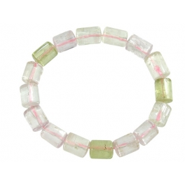 Kunzite barrel beads bracelet Kunzite barrel beads bracelet