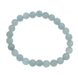 Aquamarine round beads bracelet Aquamarine round beads bracelet