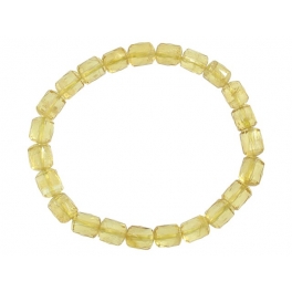 Citrine faceted barrel beads bracelet Citrine faceted barrel beads bracelet