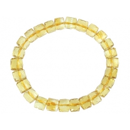 Citrine faceted barrel beads bracelet Citrine faceted barrel beads bracelet