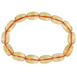 Citrine barrel beads bracelet Citrine barrel beads bracelet