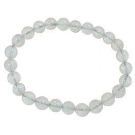 Aquamarine round beads bracelet Aquamarine round beads bracelet