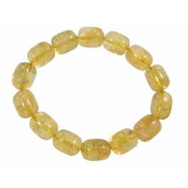 Citrine barrel beads bracelet Citrine barrel beads bracelet