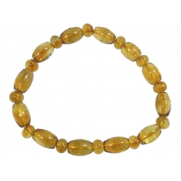 Citrine barrel beads bracelet Citrine barrel beads bracelet