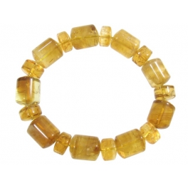 Citrine barrel beads bracelet Citrine barrel beads bracelet