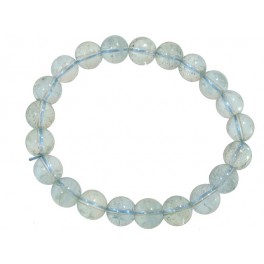 Aquamarine round beads bracelet Aquamarine round beads bracelet
