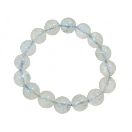 Aquamarine round beads bracelet Aquamarine round beads bracelet