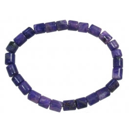 Sugilite barrel beads bracelet Sugilite barrel beads bracelet