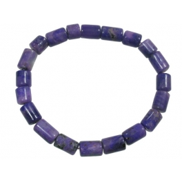 Sugilite barrel beads bracelet Sugilite barrel beads bracelet
