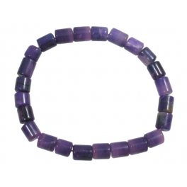 Sugilite barrel beads bracelet Sugilite barrel beads bracelet