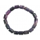Sugilite barrel beads bracelet