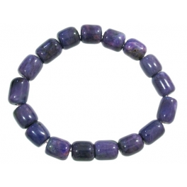 Sugilite barrel beads bracelet Sugilite barrel beads bracelet