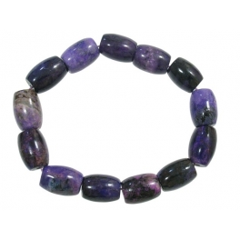 Sugilite barrel beads bracelet Sugilite barrel beads bracelet