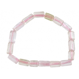 Kunzite barrel beads bracelet Kunzite barrel beads bracelet