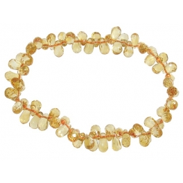 Citrine faceted pear beads bracelet Citrine faceted pear beads bracelet