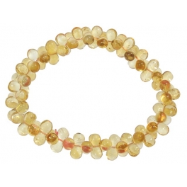 Citrine grape beads bracelet