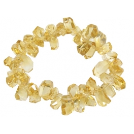 Citrine irregular beads bracelet