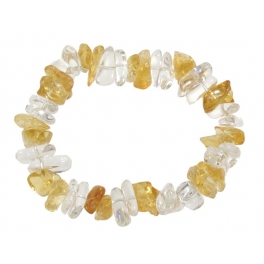 Citrine irregular beads bracelet