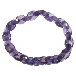Amethyst faceted beads bracelet Amethyst faceted beads bracelet
