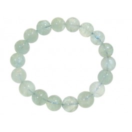 Aquamarine round beads bracelet Aquamarine round beads bracelet
