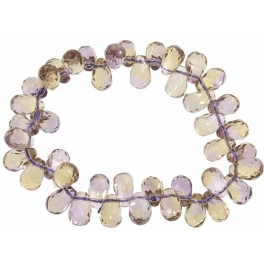 Ametrine pear beads bracelet Ametrine pear beads bracelet