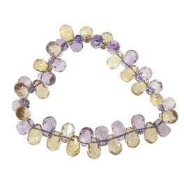 Ametrine pear beads bracelet Ametrine pear beads bracelet