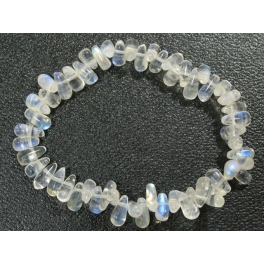 Blue sheen color Moonstone pear beads bracelet Blue sheen color Moonstone pear beads bracelet