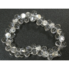 White Quartz Crystal grape beads bracelet White Quartz Crystal grape beads bracelet