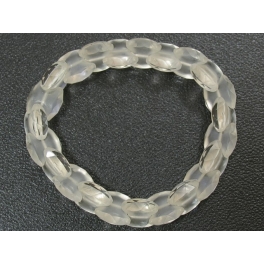 White Quartz Crystal faceted beads bracelet White Quartz Crystal faceted beads bracelet