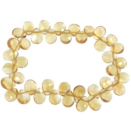 Citrine faceted pear beads bracelet Citrine faceted pear beads bracelet