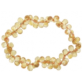 Citrine faceted pear beads bracelet Citrine faceted pear beads bracelet