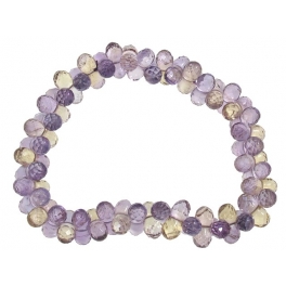 Ametrine faceted grape beads bracelet Ametrine faceted grape beads bracelet