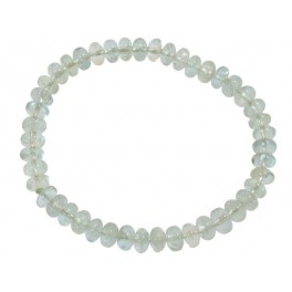 Aquamarine flat beads bracelet Aquamarine flat beads bracelet