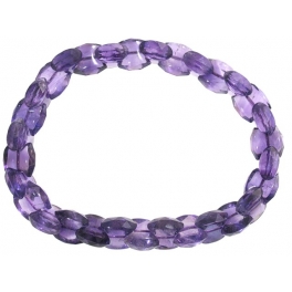 Amethyst faceted beads bracelet Amethyst faceted beads bracelet