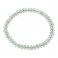 Aquamarine flat beads bracelet