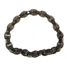Smoky Quartz faceted pear beads bracelet Smoky Quartz faceted pear beads bracelet