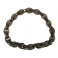Smoky Quartz faceted pear beads bracelet