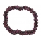 Garnet faceted grape beads bracelet