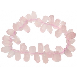 Rose Quartz irregular beads bracelet Rose Quartz irregular beads bracelet
