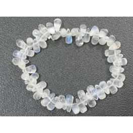 Blue sheen color Moonstone irregular beads bracelet Blue sheen color Moonstone irregular beads bracelet
