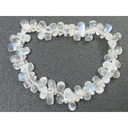 Blue sheen color Moonstone irregular beads bracelet Blue sheen color Moonstone irregular beads bracelet