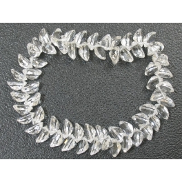 White Quartz Crystal faceted beads bracelet White Quartz Crystal faceted beads bracelet