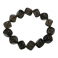 Smoky Quartz cube beads bracelet