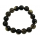 Smoky Quartz round beads bracelet