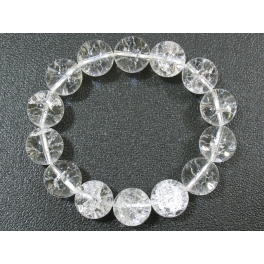 White Quartz Crystal round beads bracelet White Quartz Crystal round beads bracelet
